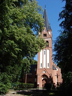 Pfarrkirche, spätes 19. Jahrhundert.