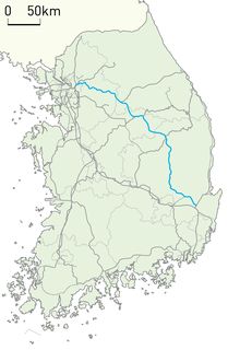 Jungang line railway line