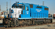 EMD#HTC Bogie Trucks On EMD#SD38-2 LLPX#2808