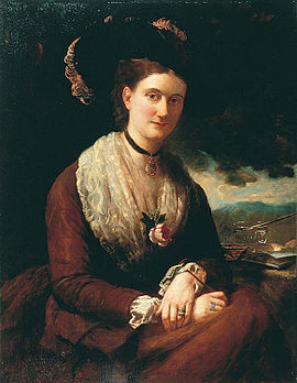 Portrait of Lady Llangattock by H. Groves Lady Llangattock groves.jpg