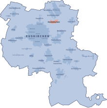 Lage von Kleinbüllesheim in Euskirchen.svg