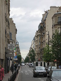 Typical street in Levallois