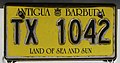 License plates Antigua and Barbuda