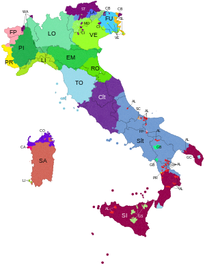 Itàlia: Toponímia, Geografia física, Política i govern