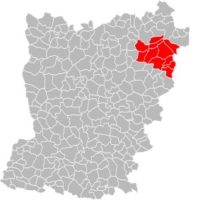 Ubicación de la Comunidad de municipios de Villaines-la-Juhel
