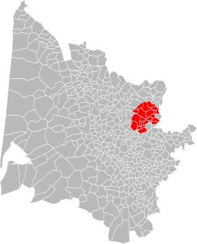 Localisation de Communauté de communes du Grand Saint-Émilionnais