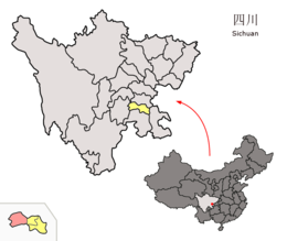 Comté de Rong - Carte