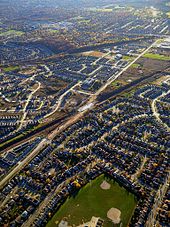 Urban sprawl in suburban London London Ontario Urban Sprawl.jpg