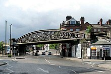 The girder bridge adjacent to Longton railway station Longton - geograph.org.uk - 276429.jpg