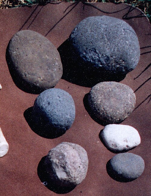 various hammerstones