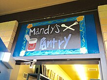 Sign for Mandy's Pantry at Mountain View Highschool in Vancouver, WA Mandy's Pantry (Mountain View High School).jpg