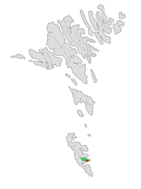 Porkeri on the Faroe Islands map