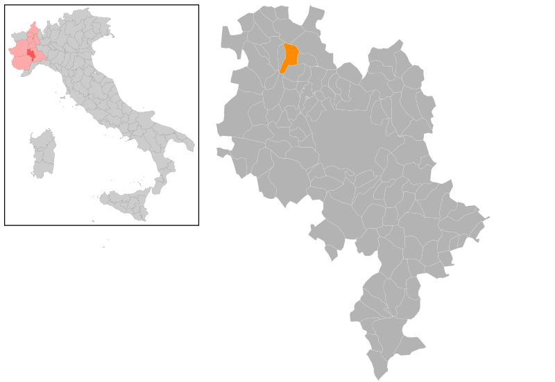 ファイル:Map - IT - Asti - Municipality code 5086.svg