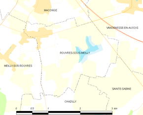 Poziția localității Rouvres-sous-Meilly