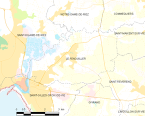 Poziția localității Le Fenouiller