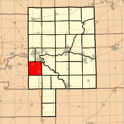 Map highlighting Eden Township, La Salle County, Illinois.svg