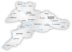 Peta Kanton Jura