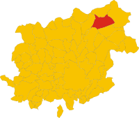 Locatie van Baselice in Benevento (BN)