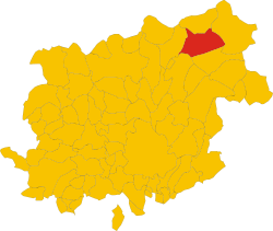 Lokasi Baselice di Provinsi Benevento