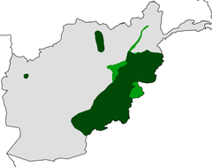 Położenie Afganistanu