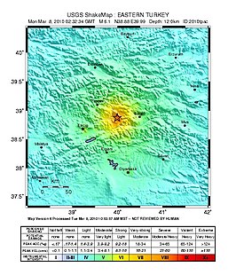 Aardbeving Turkije maart 2010