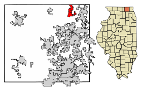 McHenry County Illinois Incorporated and Unincorporated areas Richmond Highlighted.svg