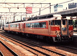 舞台となった特急「北アルプス」 1982年 富山駅