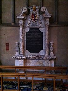 Memorial to Bishop William Fleetwood in Ely Cathedral Memorial to Bishop William Fleetwood in Ely Cathedral.jpg