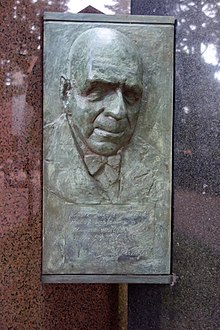 Memorial in the Tokyo University of the Arts campus, Ueno, Tokyo, Japan.