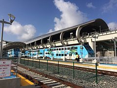 Hyundai Rotem trainsets at Miami Airport