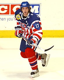 Ryan with the Rochester Americans in 2004 Michael Ryan Rochester.jpg