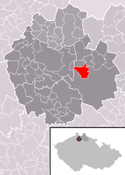 Mimoň – Mappa