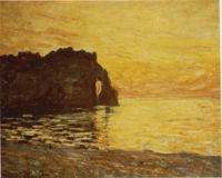 Etretat, End of the Day Monet - Wildenstein 1996, 1015a.png