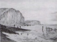 Cliffs at Les Petites-Dalles Monet - Wildenstein 1996, 665.png