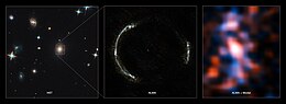 Miniatuur voor Bestand:Montage of the SDP.81 Einstein Ring and the lensed galaxy.jpg