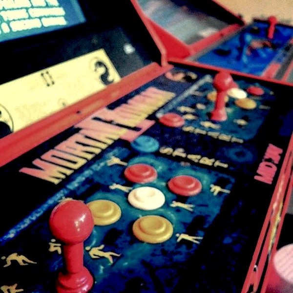 Mortal Kombat II arcade cabinet's control board