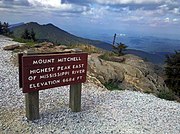 Mount Mitchell, highest point in Appalachia