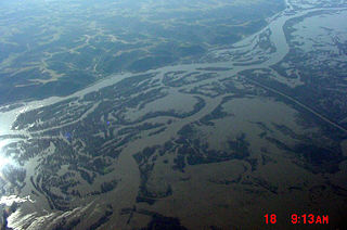 Upper Iowa River tributary of the Mississippi River