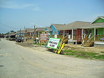 Homes being built as part of the Musician's Village Project on June 1, 2007. MusiciansVillage06012007.jpg