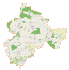 Mapa lokalizacyjna gminy Mykanów
