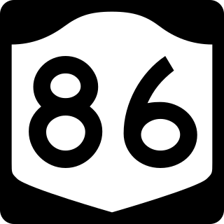 <span class="mw-page-title-main">New York State Route 86</span> State highway in New York, US