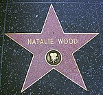 Wood's star on the Hollywood Walk of Fame