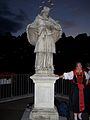 Statue von Johannes von Nepomuk an der Grenze