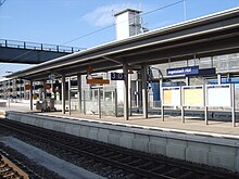 Bahnsteige von Ingolstadt Hauptbahnhof nach dem Umbau