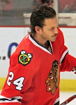 Boynton with the Chicago Blackhawks in December 2010