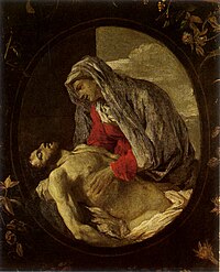 Nicolas Poussin and Daniel Seghers - Pietà - Musée Thomas-Henry.jpg