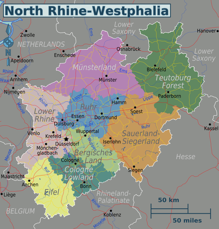 Рейн карта германии