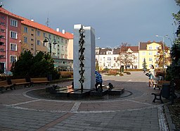 Nový Bohumín, náměstí T. G. Masaryka, vodotrysk.jpg