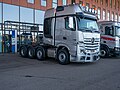 * Nomination Mercedes-Benz Actros 4463 LS heavy haulage semi-tractor at Nufam 2023 --MB-one 11:40, 29 November 2023 (UTC) * Promotion This has a blue tint and is overall too dark (but both should be easy to fix). --Plozessor 06:59, 3 December 2023 (UTC)  Done Thanks for the review --MB-one 21:30, 6 December 2023 (UTC)  Support Good quality. --Plozessor 16:33, 8 December 2023 (UTC)