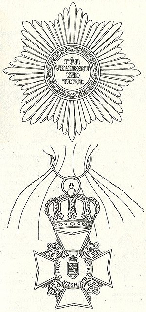 Orde van Verdienste van Saksen 1893.jpg